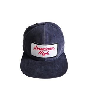 NWOT Richardson Outdoor "American High" Corduroy Trucker Hat Cap Navy Blue